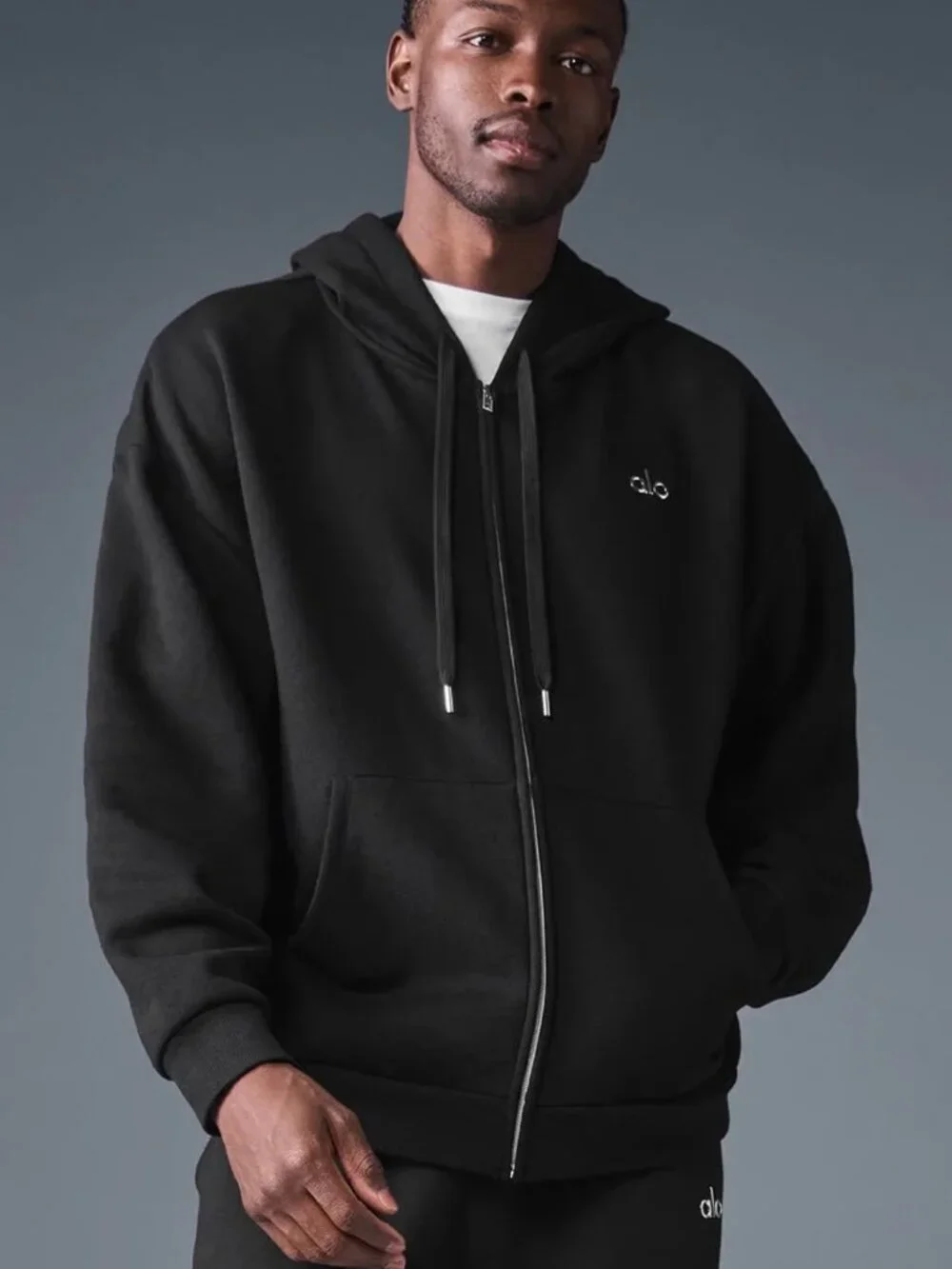 Alo Yoga Accolade Full Zip Hoodie - S